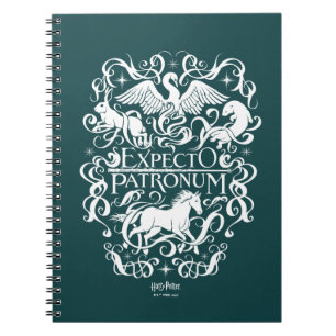 Caderno Espiral Expecto Patronum Filigree Graphic