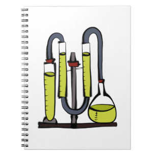 Caderno Espiral Experiência química