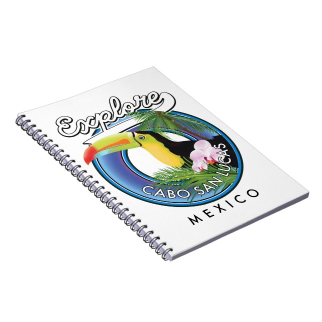 Caderno Espiral explorar cabo san lucas méxico adesivo de viagem (Lado Direito)