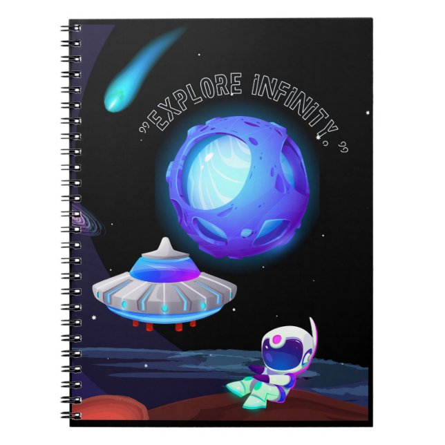 Caderno Espiral Explorar o Infinity (Frente)
