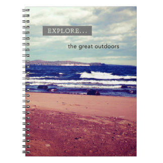 Caderno Espiral Explore O Excelente Lá Fora
