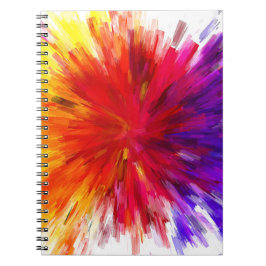 Caderno Espiral Explosão de cor