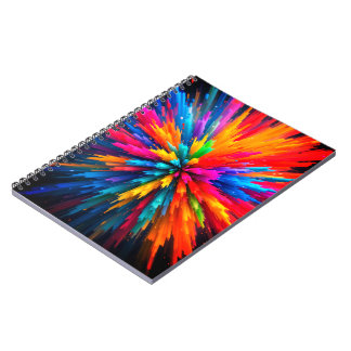 Caderno Espiral Explosion of Colors