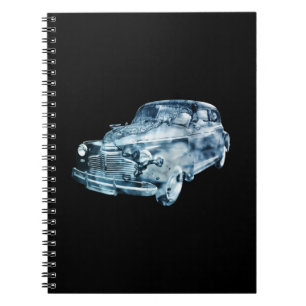 Caderno Espiral exposição dobro do lavagem de carros