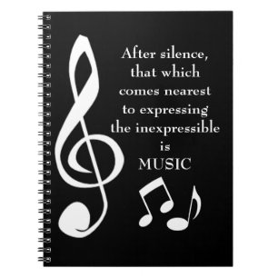 Caderno Espiral Expresso do notebook para música inexpresível
