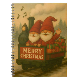 Caderno Espiral Expresso Musical dos Gnomos Whimsical