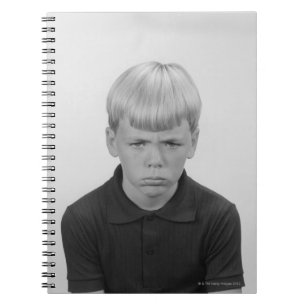 Caderno Espiral Expressões faciais do menino
