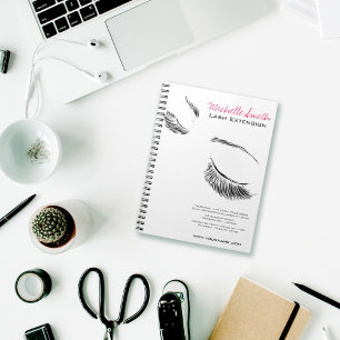 Caderno Espiral Extensão longa do chicote dos chicotes da cara