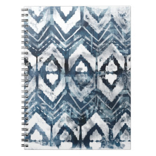 Caderno Espiral Extração de Indigo - Geométrica