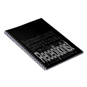 Caderno Espiral Extraordinário recepcionista