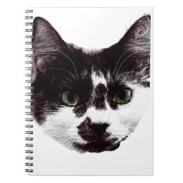 Caderno Espiral Eyes in the Margins | Cat Face