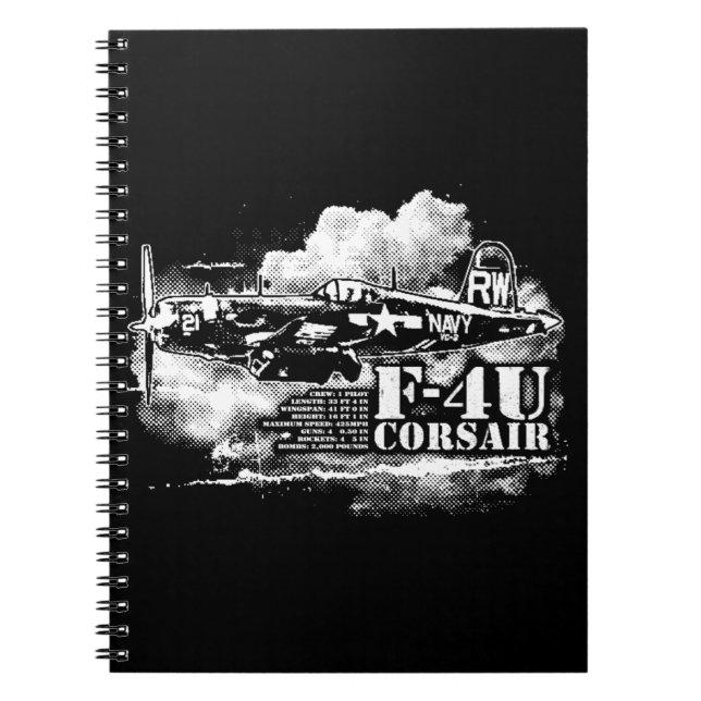 CADERNO ESPIRAL F4U CORSAIR (Frente)