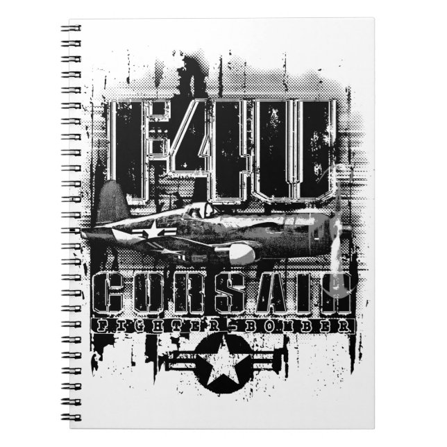 CADERNO ESPIRAL F4U CORSAIR (Frente)