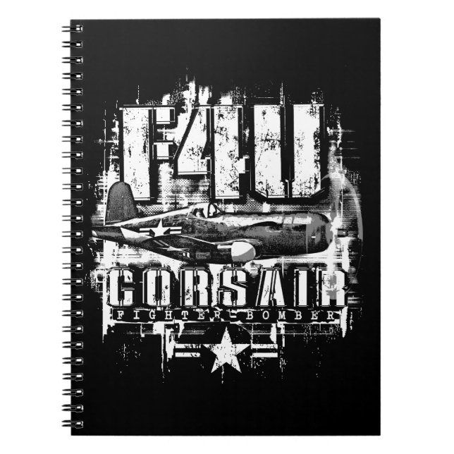 CADERNO ESPIRAL F4U CORSAIR (Frente)