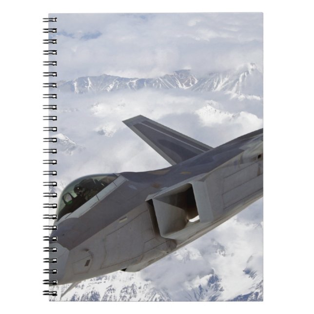 Caderno Espiral F-22 Raptor-Elmendorf AFB (Frente)