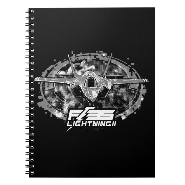 Caderno Espiral F-35 Relâmpago II (Frente)