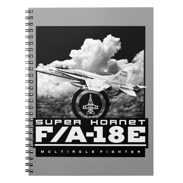 Caderno Espiral F/A-18E Super Hornet (Frente)
