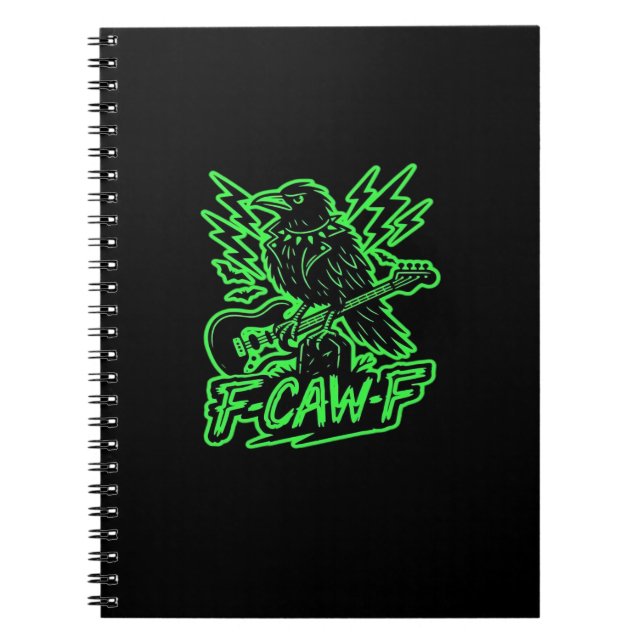 Caderno Espiral F-Caw-F Chicken Classic Minimal Clean (Frente)