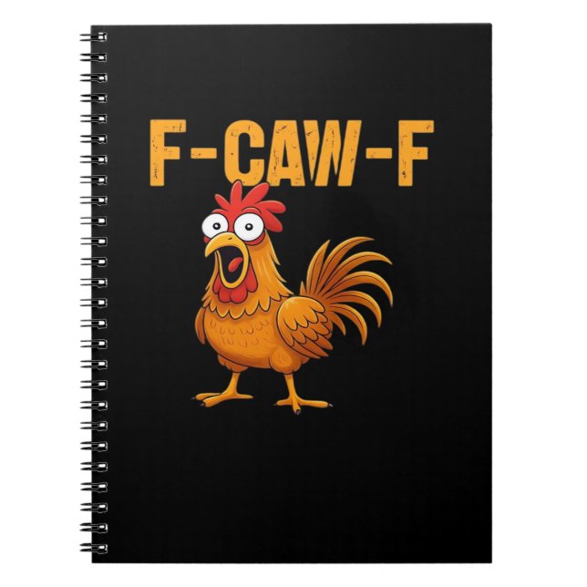 Caderno Espiral F-Caw-F-Chicken Essential Simple Design (Frente)