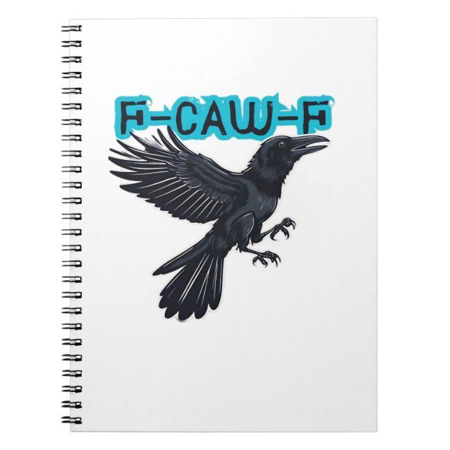 Caderno Espiral F Caw F Creative Casual Style (Frente)