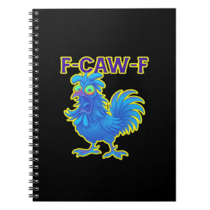 Caderno Espiral F-Caw-F Frango Clássico Criativo Casual