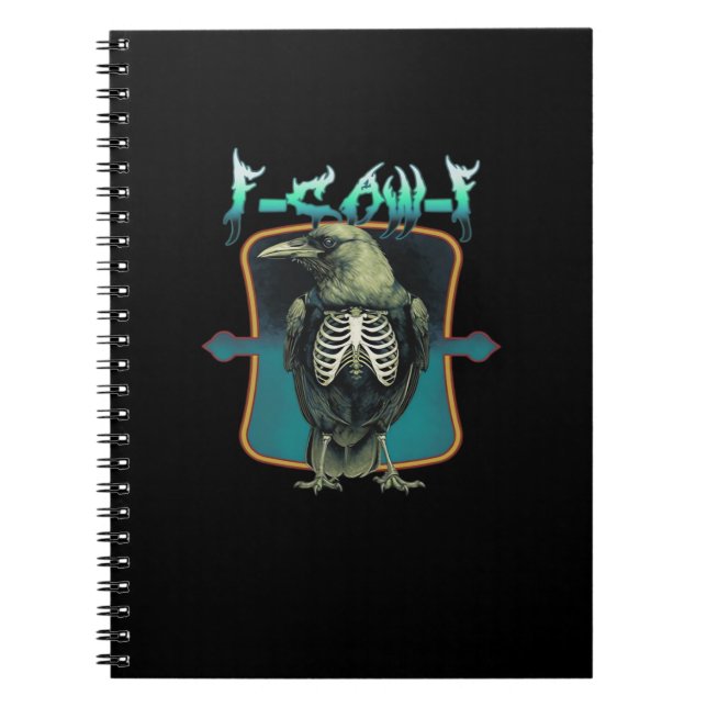 Caderno Espiral F-Caw-F Minimal Design (Frente)