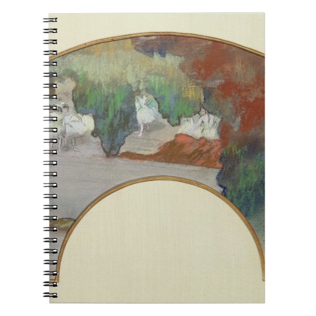 Caderno Espiral Fã de Edgar Degas |, c.1879 (Frente)
