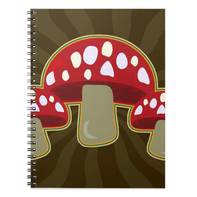 Caderno Espiral Fab Fungi Mushroom (Frente)