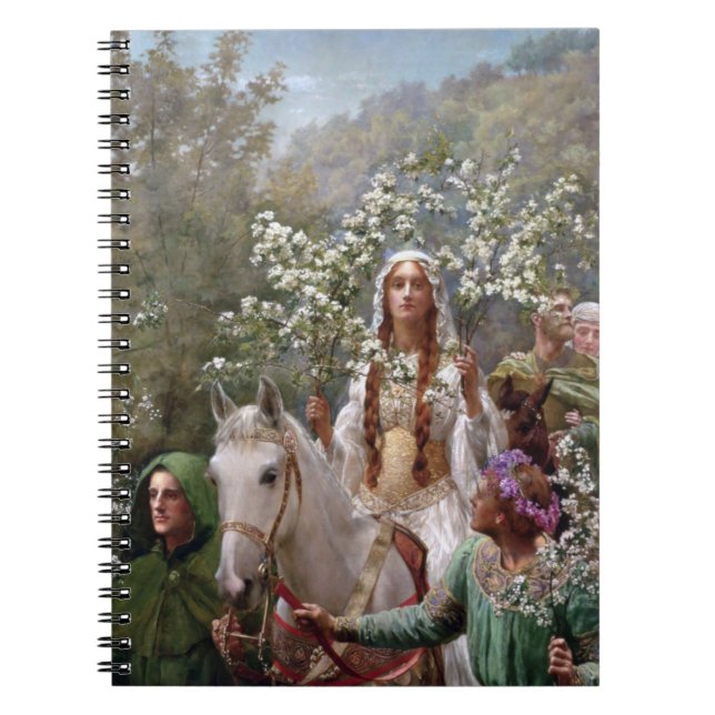 Caderno Espiral Fabled Queen Guinevere (by John Collier) (Frente)