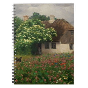 Caderno Espiral Fábrica com Flores-Prados