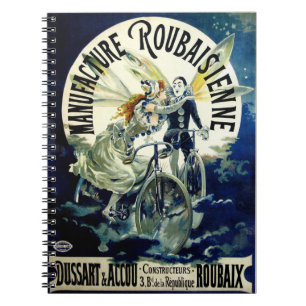 Caderno Espiral Fabrico de bicicletas Roubaisienne