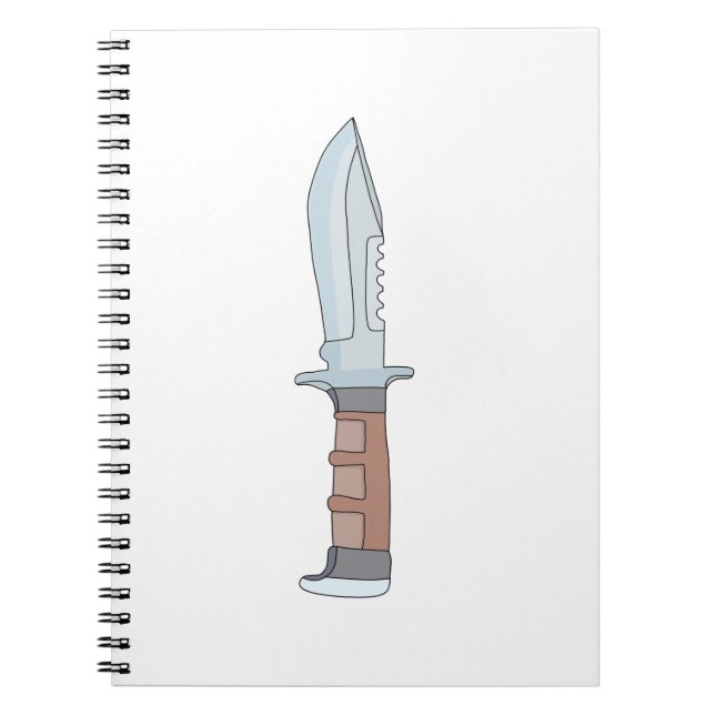 Caderno Espiral Faca (Frente)