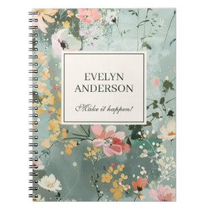 Caderno Espiral Faça acontecer