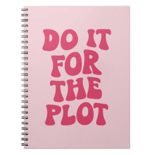 Caderno Espiral Faça isso pela citação da trama