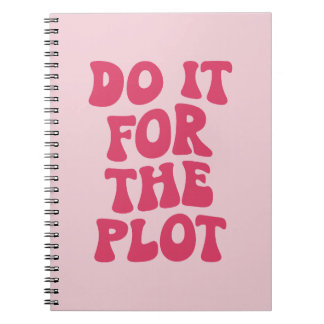 Caderno Espiral Faça isso pela citação da trama