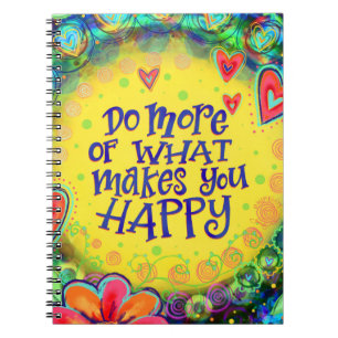Caderno Espiral Faça mais que o torne uma inspirividade divertida 