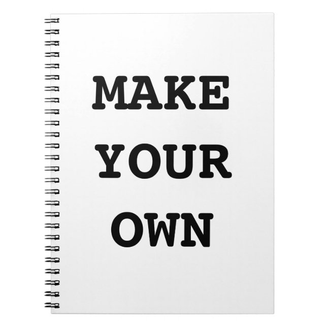 CADERNO ESPIRAL FAÇA O SEU (Frente)