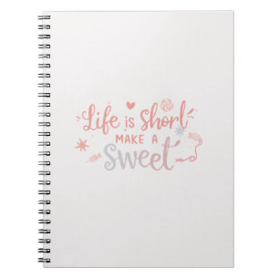 Caderno Espiral Faça uma vida doce