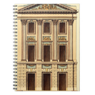 Caderno Espiral Facada de Arquitetura de Jean Deneufforge