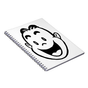 CADERNO ESPIRAL FACE FELIZ
