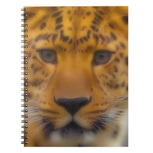 Caderno Espiral Face Leopardo (Frente)