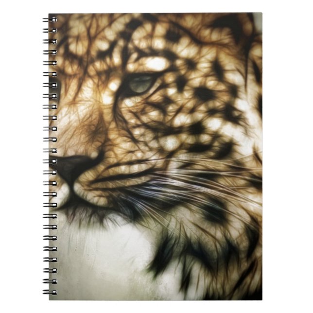 Caderno Espiral Face-leopardo (Frente)