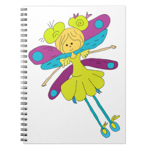 Caderno Espiral Fada
