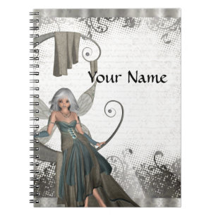 Caderno Espiral Fada bonito do manga