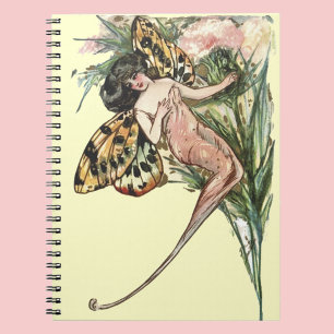 Caderno Espiral Fada de borboleta