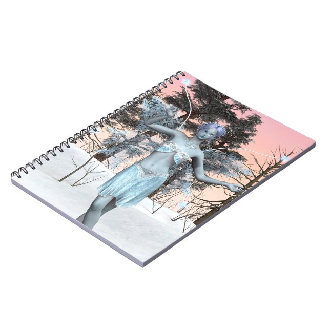 Caderno Espiral Fada do Gelo (Left Side)
