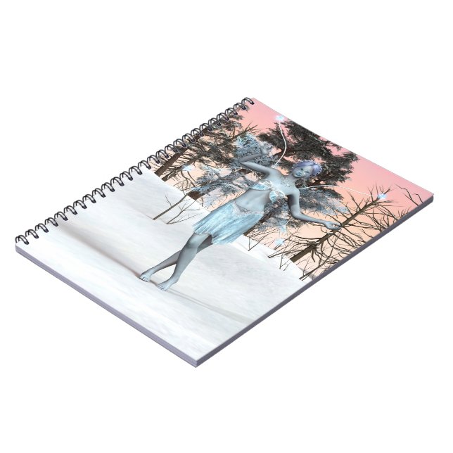 Caderno Espiral Fada do Gelo (Left Side)