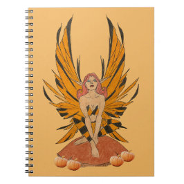 Caderno Espiral Fada do Halloween