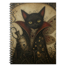 Fada Gato Preto Vampiro Adorável