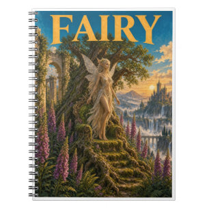 Caderno Espiral Fada, Monstro de Fantasia Gótica